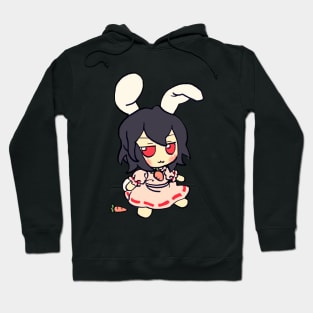 Mudwizard draws pastel tewi inaba fumo plush with a carrot/ touhou memes Hoodie